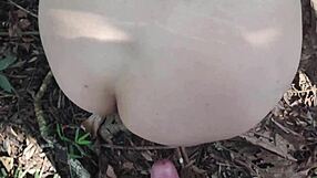 Hot Blonde Fucks Stranger in Park Until He Cums on Her Ass