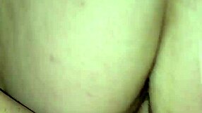 exploding deep in wife's fat juicy pussy with huge creampie