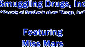 miss mars handcuffed in latex gloves curly big tits shaved pussy pov