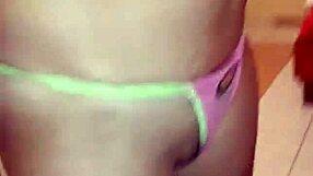 What if your wife rides cowgirl orgasming on amateur Latina milf's wet pussy caseiro?