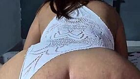 her huge tits bounce on my face as she rides my cock