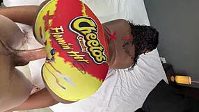 imagine fucking that big black ass through her yoga pants hole