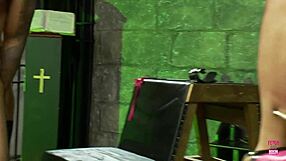 three horny girls chat then bang lucky dudes in wild group fuck