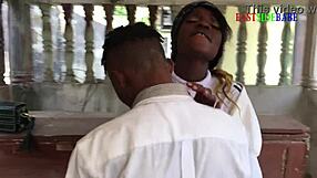 Ebony BBW Creampied By BBC After Romantic Moments As Husband Watches