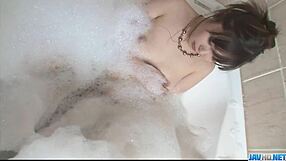 i love watching sexy haruka oosawa's hairy asian pussy in solo masturbation play