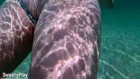 Chubby Creampie Whore Drenched Underwater In Juicy Pool Pounding Action