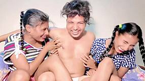 TWO HOT GIRLS SHARE MY COCK!