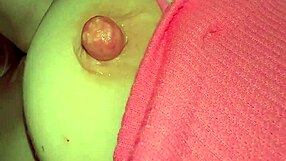 18YO Begs to Cum, Erects Big Nipples First Time