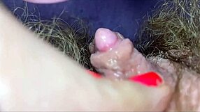 i rub my big clit until it explodes in wild orgasm