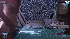 Horny petite slut strips naked outdoors for rough fuck and big tits facial cum