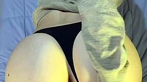 blackbelt girlfriend bends over for rough doggystyle pounding