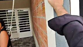 After the party cutie skips uber for my house but will she handle my cock?