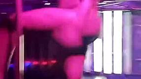 African Kenyan big ass and tits black stripper teases naked on live cam