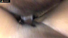 Homemade close-up stepsister sucks and rides big shaved pussy on monster cock