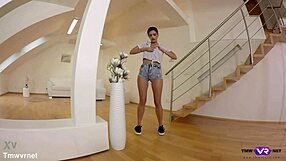 Penelope's Gushing Cum Squirt Leaves Pussy Blissfully Satisfied and Dripping