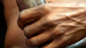 naija ebony fingers her pussy hard craving that big black cock