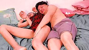 Stepsister! Sharing the bedroom turned into wild rough fucking and squirting fun!