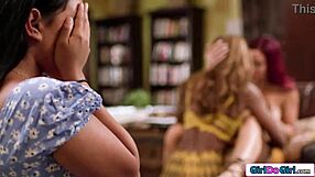 i taste her smooth ebony pussy while she fingers my big tits