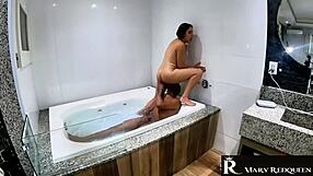 milf wife skips bath wait for monster cock creampie inside her