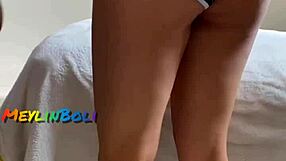 Bolivian Santa Cruz model gets her tight ass broken by pandillero homemade