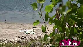 Wanna see Natali Quinn drilled doggystyle by beach in voyeur scene?
