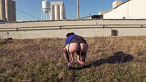 43yo wife spreads gaping anus licks ass public outdoor compilation