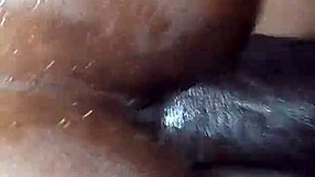 I felt melina's tight pussy overflow with hot sperm completely