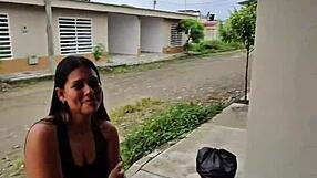 After the party cutie skips uber for my house but will she handle my cock?