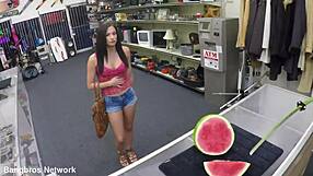 hey wanna see this latina brunette swallow my thick cumshot facial?