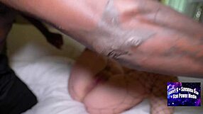 Savanna and Dres ripped apart bareback by monster black cock in rough hardcore interracial pounding