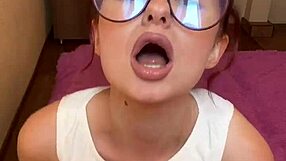 Hot Teen Girl Teases Her Secrets in Playful Show