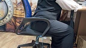 the horny arab wife hides away watches filthy porn rubs her smooth pussy to orgasm