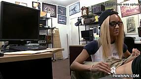 Amateur creampied by monster cock to reclaim pawn ring