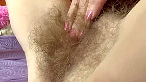 i'm rubbin my monster hairy pussy huge clit till orgasm hits hard