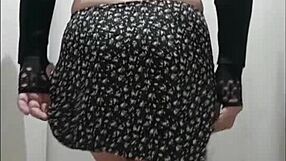 friend dresses as curvy latina brunette big ass natural tits slut takes big cock doggystyle