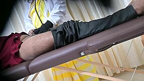 I shocked the doctor flashing my tiny cock in hospital surprise