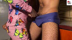 Fingering step sister leads to bent over doggystyle anal