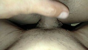 Horny teacher spreads legs rubs clit with cock