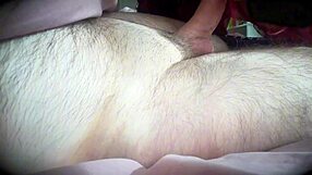 the redhead in red lingerie teases then sucks him off slow