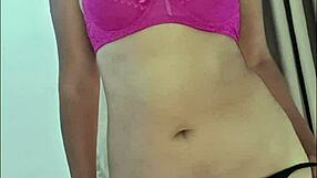 Hot Stepmom Poses In Lingerie For Stepson Shaking Huge Ass Long Hair Brunette