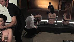 james mogul, ready to choke and gag you in bondage slave audition?