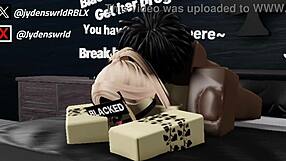 Fucking Obsessed Roblox Fangirl with Big Black Cock