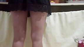 Horny Redhead Employee Flashes Hot Ass at Work Driving Me Crazy with Lust