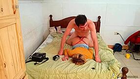 Older man ravages 18yo in miniskirt stockings backstage?