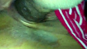 ebony babe's shaved pussy farts loads on massive bbc from xzbeat