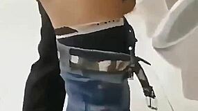 School Bathroom Ass Pounded by Two Teachers Bareback!