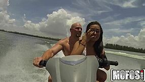 imagine sucking cock in a hot outdoor threesome on the seadoo