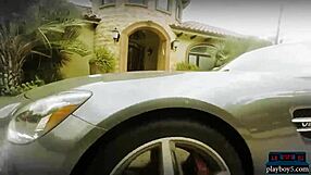 Playboy Babes Wash Mercedes in Bikinis