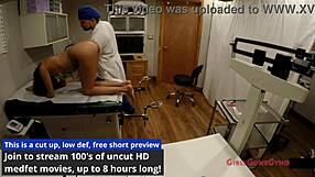 Cheerleader Exam In Latex Heels? Yasmine Woods Gets Spanked Hard!