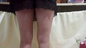 Horny Redhead Employee Flashes Hot Ass at Work Driving Me Crazy with Lust